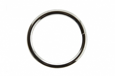 Кольцо металлическое d-32 мм, цв.-никель - купить в Череповце. Цена: 3.57 руб.