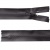 Молния водонепроницаемая PVC Т-7, 20 см, неразъемная, цвет (301)-т.серый - купить в Череповце. Цена: 21.56 руб.