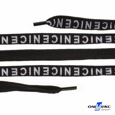 Шнурки #107-06, плоские 130 см, "СENICE" , цв.чёрный - купить в Череповце. Цена: 23.03 руб.