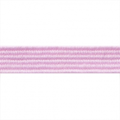 Резиновые нити с текстильным покрытием, шир. 6 мм ( упак.30 м/уп), цв.- 80-розовый - купить в Череповце. Цена: 155.22 руб.