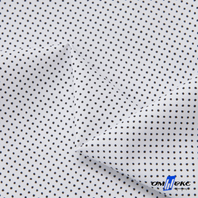 Ткань сорочечная Этна, 120 г/м2, 58% пэ,42% хл, (арт.112) принтованная, шир.150 см, горох - купить в Череповце. Цена 356.25 руб.