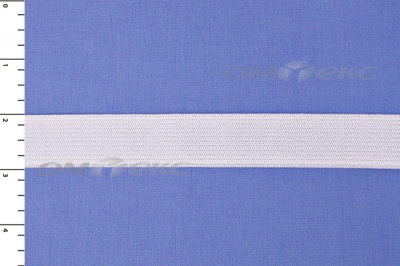Резинка, 410 гр/м2, шир. 10 мм (в нам. 100 +/-1 м), белая бобина - купить в Череповце. Цена: 3.31 руб.