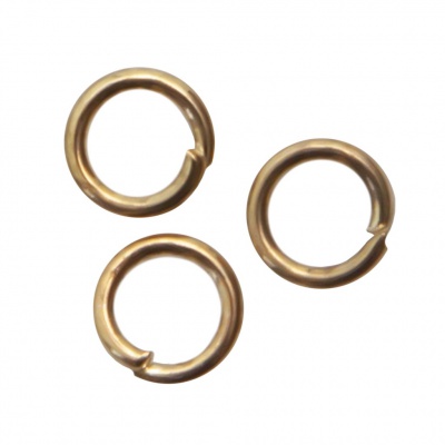 Кольцо  соединительное для бижутерии 4 мм, цв.-золото - купить в Череповце. Цена: 0.41 руб.