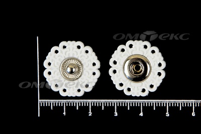 Кнопки пришивные №6 S20мм пластиковые белые - купить в Череповце. Цена: 9.88 руб.