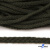 Шнур плетеный d-6 мм круглый, 70% хлопок 30% полиэстер, уп.90+/-1 м, цв.1075-хаки - купить в Череповце. Цена: 588 руб.