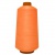 Нитки текстурированные некручёные 457, намот. 15 000 м, цвет оранжевый - купить в Череповце. Цена: 204.10 руб.
