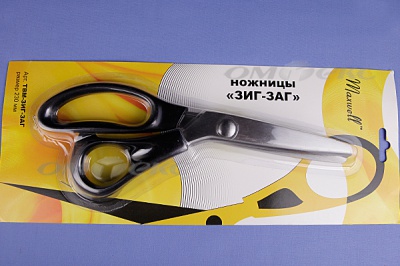 Ножницы ЗИГ-ЗАГ "MAXWELL" 230 мм - купить в Череповце. Цена: 1 041.25 руб.