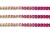 Пайетки "ОмТекс" на нитях, CREAM, 6 мм С / упак.73+/-1м, цв. 89 - розовый - купить в Череповце. Цена: 468.37 руб.