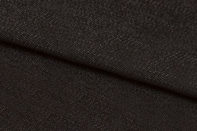Ткань джинсовая №96, 160 гр/м2, шир.148см, цвет чёрный - купить в Череповце. Цена 350.42 руб.