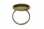 Заготовка для рукоделия металлическая фигурная для кольца 15мм - купить в Череповце. Цена: 7.44 руб.