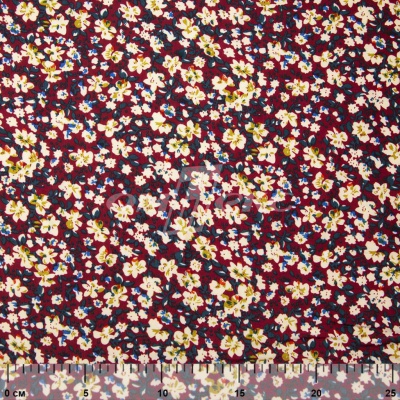 Плательная ткань "Софи" 5.1, 75 гр/м2, шир.150 см, принт растительный - купить в Череповце. Цена 243.96 руб.