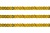 Пайетки "ОмТекс" на нитях, SILVER SHINING, 6 мм F / упак.91+/-1м, цв. 48 - золото - купить в Череповце. Цена: 356.19 руб.