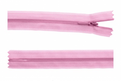 Молния потайная Т3 513, 60 см, капрон, цвет св.розовый - купить в Череповце. Цена: 10.24 руб.