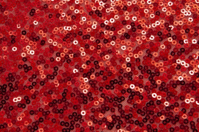 Сетка с пайетками №18, 188 гр/м2, шир.130см, цвет красный - купить в Череповце. Цена 371 руб.