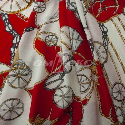 Плательная ткань "Фламенко" 13.1, 80 гр/м2, шир.150 см, принт этнический - купить в Череповце. Цена 241.49 руб.