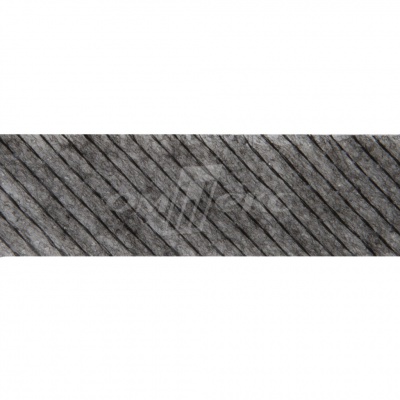 KQ217N -прок.лента нитепрошивная по косой 15мм графит 100м - купить в Череповце. Цена: 2.27 руб.