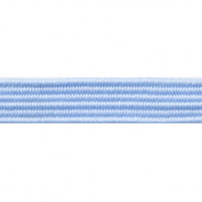 Резиновые нити с текстильным покрытием, шир. 6 мм ( упак.30 м/уп), цв.- 108-голубой - купить в Череповце. Цена: 155.22 руб.