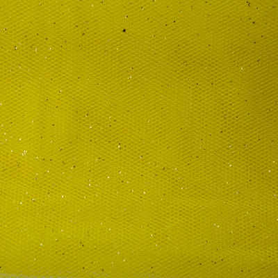 Сетка Глиттер, 24 г/м2, шир.145 см., желтый - купить в Череповце. Цена 117.24 руб.