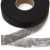 Прокладочная лента (паутинка) DF23, шир. 25 мм (боб. 100 м), цвет чёрный - купить в Череповце. Цена: 2.10 руб.